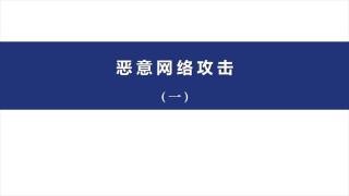 07 恶意网络攻击